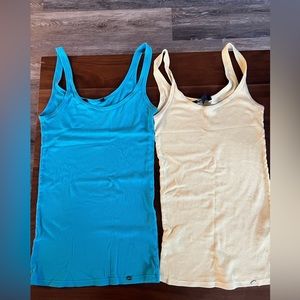 Two tank tops